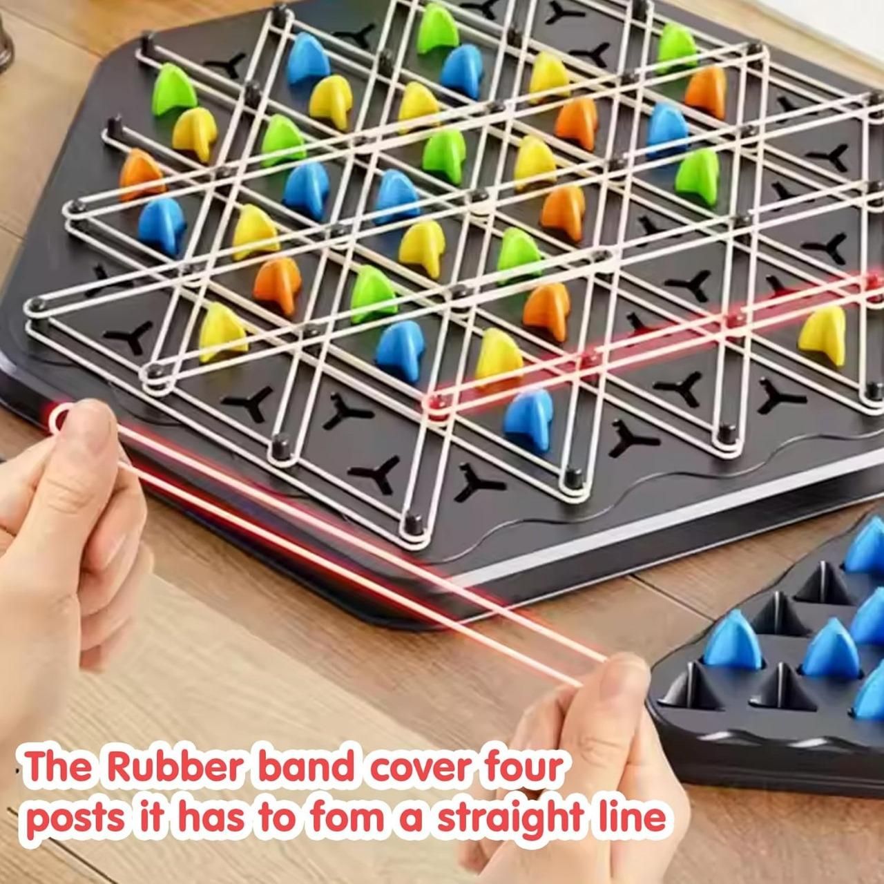 Chain Triangle Chess Puzzle – Smart Brain Game for Kids & Students