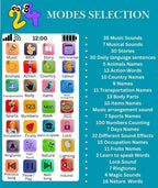 Eduphone 28 Educational Modes, Musical Educational Device with Rechargeable Battery Math, Words, Animals & More for Kids Learning